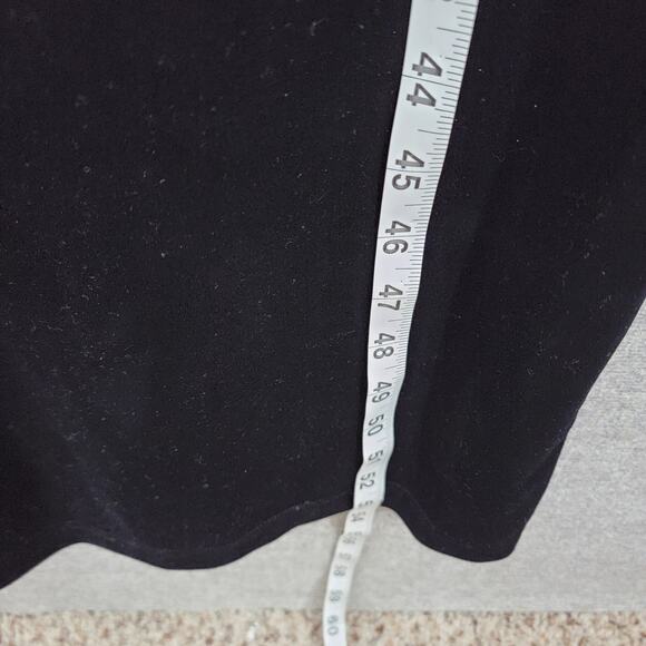 SCOTT McCLINTOCK BLACK VELVET LONG DRESS, SIZE 8 - Picture 7 of 7